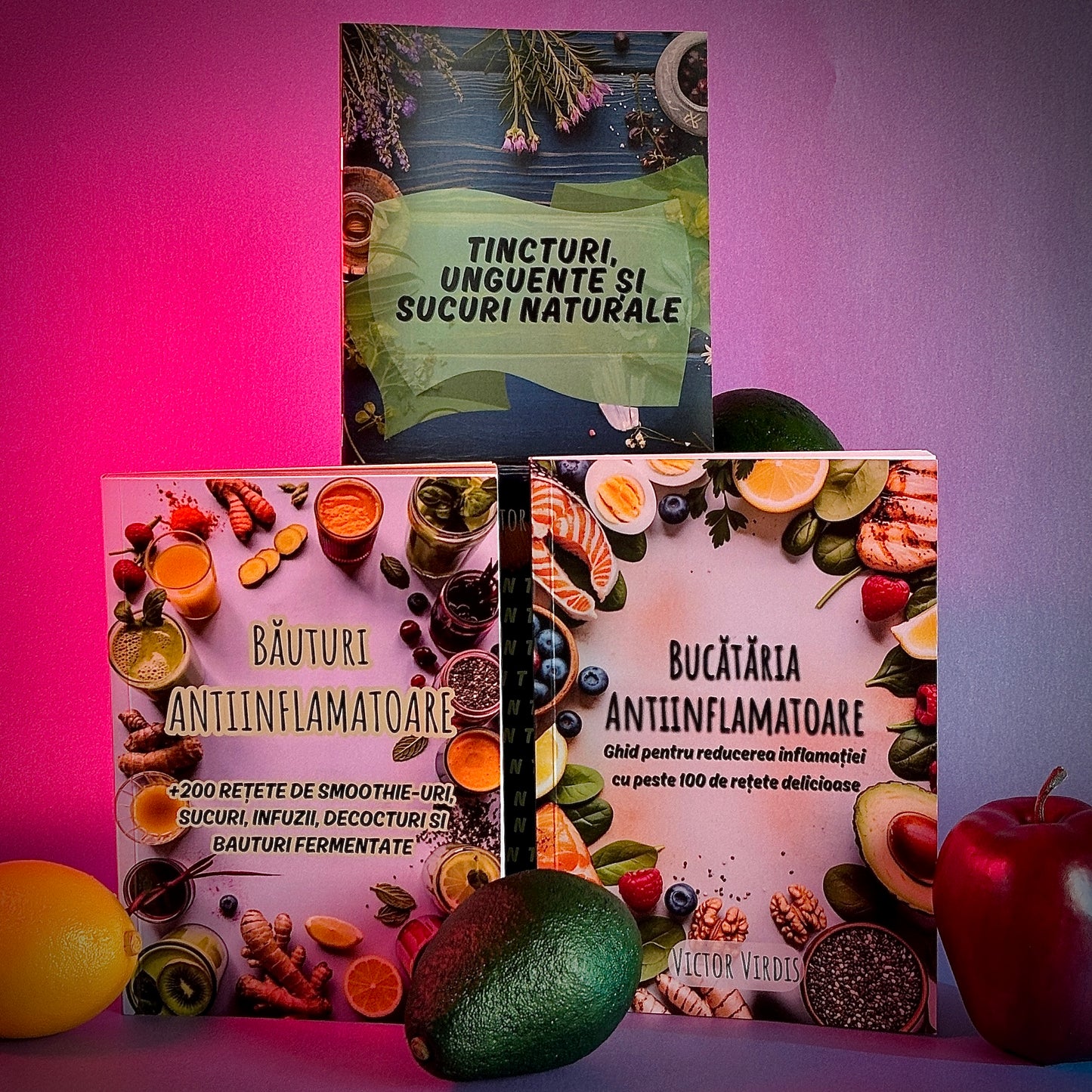 Pachet Antiinflamator - 2 cărţi + revistă cadou