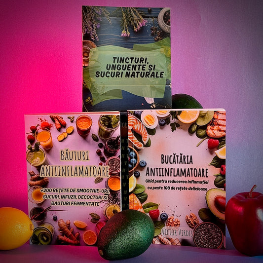 Pachet Antiinflamator - 2 cărţi + revistă cadou